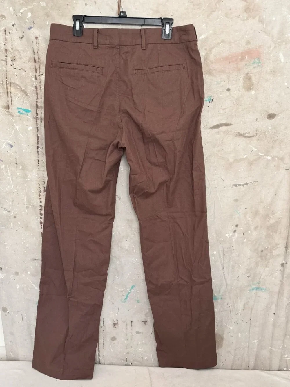 Abercrombie Linen-Blend Relaxed Straight Trouser